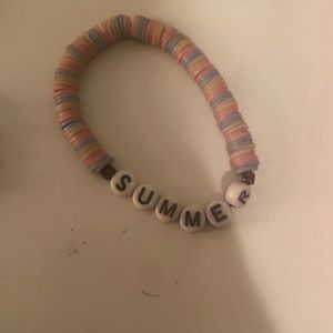 Clay bead bracelet.. SUMMER